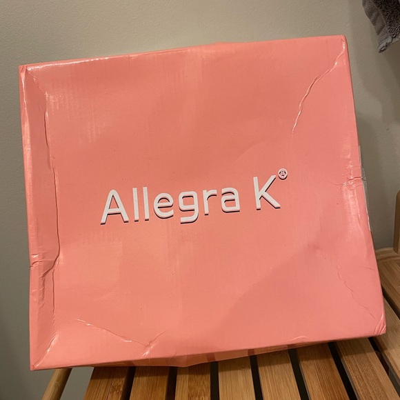 Allegra K Orange High Heel Booties - Size 9.5 - Picture 9 of 9